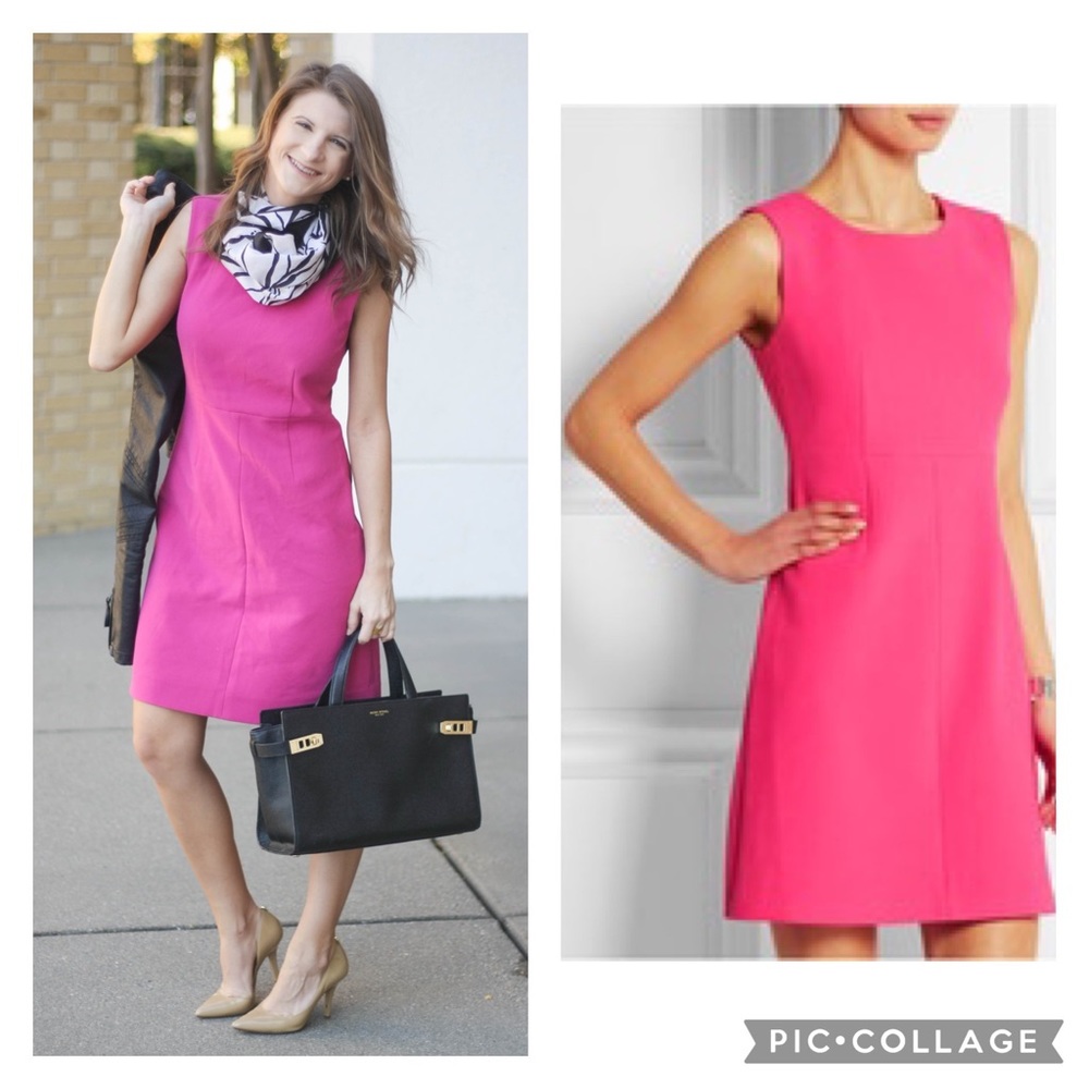 Diane Von Furstenberg “Carrie” Pink Shift Dress - Picture 2 of 10